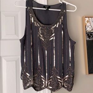 Sequin Tank Top